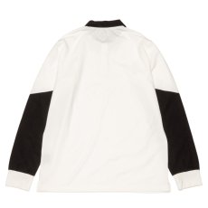 画像2: THE SWINGGGR　SWITCHING JAGUARD LONG POLO, WHITE (2)