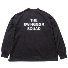 画像2: THE SWINGGGR　MOCK NECK L/TEE - B, BLACK (2)