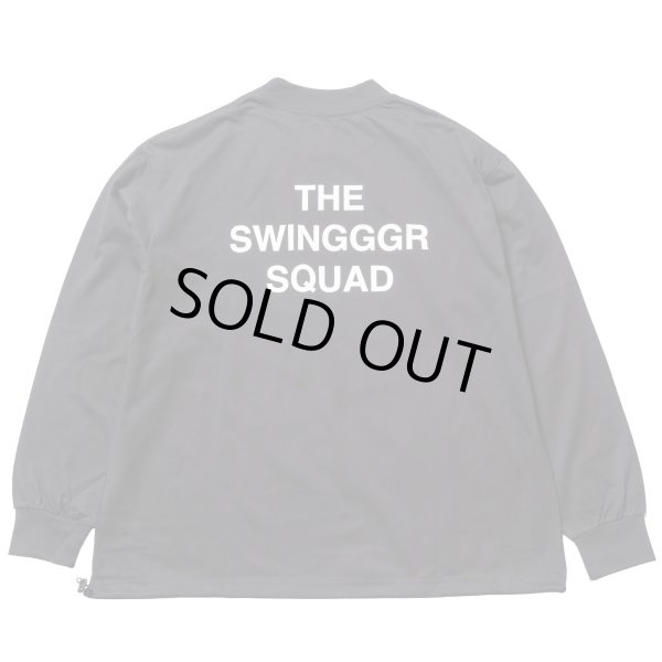 画像2: THE SWINGGGR　MOCK NECK L/TEE - B, BLACK (2)