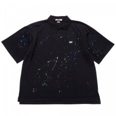 画像1: THE SWINGGGR　POLO - B, PAINTED, BLACK (1)