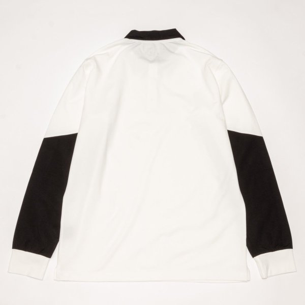 画像9: THE SWINGGGR　SWITCHING JAGUARD LONG POLO, WHITE (9)