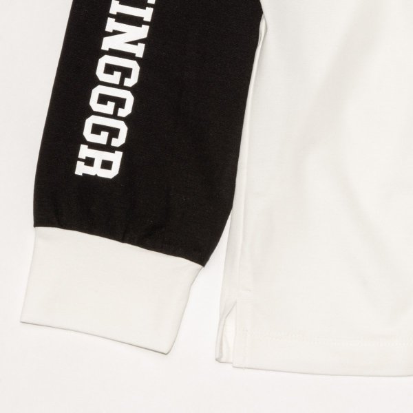 画像7: THE SWINGGGR　SWITCHING JAGUARD LONG POLO, WHITE (7)