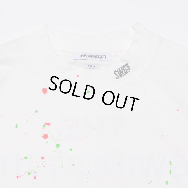 画像3: THE SWINGGGR　MOCK NECK L/TEE - B, PAINTED, WHITE (3)