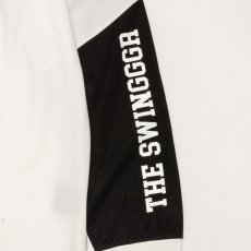 画像4: THE SWINGGGR　SWITCHING JAGUARD LONG POLO, WHITE (4)