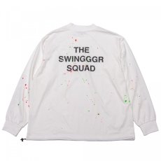 画像2: THE SWINGGGR　MOCK NECK L/TEE - B, PAINTED, WHITE (2)