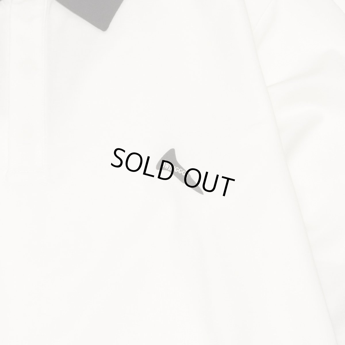 画像5: THE SWINGGGR　SWITCHING JAGUARD LONG POLO, WHITE (5)