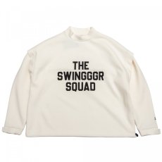 画像1: THE SWINGGGR　PUNCH MOCK NECK - B, WHITE (1)