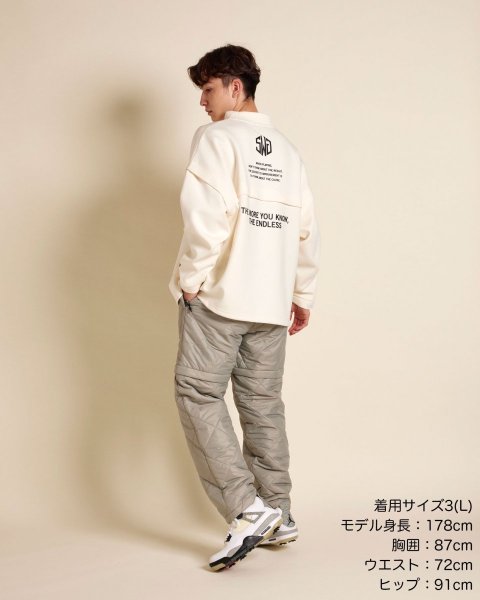 画像11: THE SWINGGGR PUNCH MOCK NECK - B, WHITE (11)