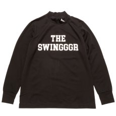 画像1: THE SWINGGGR　PUNCH MOCK NECK L/T-C, BLACK (1)