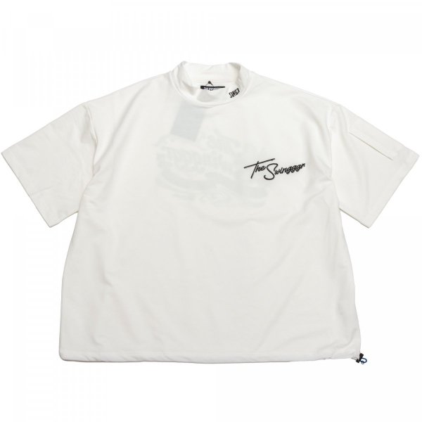 画像2: THE SWINGGGR MOCK NECK - A, WHITE (2)