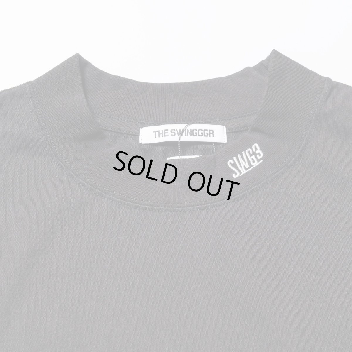 画像7: THE SWINGGGR　MOCK NECK L/TEE - B, BLACK (7)