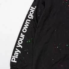 画像4: THE SWINGGGR　MOCK NECK L/TEE - B, PAINTED, BLACK (4)