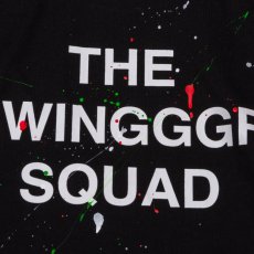 画像6: THE SWINGGGR　MOCK NECK L/TEE - B, PAINTED, BLACK (6)