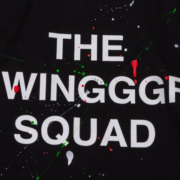 画像6: THE SWINGGGR MOCK NECK L/TEE - B, PAINTED, BLACK (6)