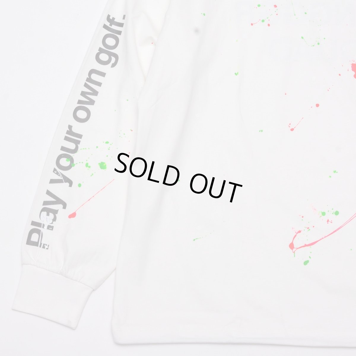 画像4: THE SWINGGGR　MOCK NECK L/TEE - B, PAINTED, WHITE (4)