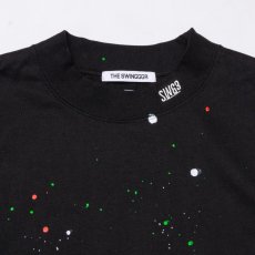 画像8: THE SWINGGGR　MOCK NECK L/TEE - B, PAINTED, BLACK (8)