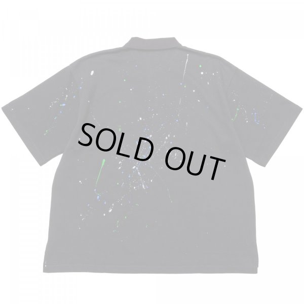 画像2: THE SWINGGGR　POLO - B, PAINTED, BLACK (2)