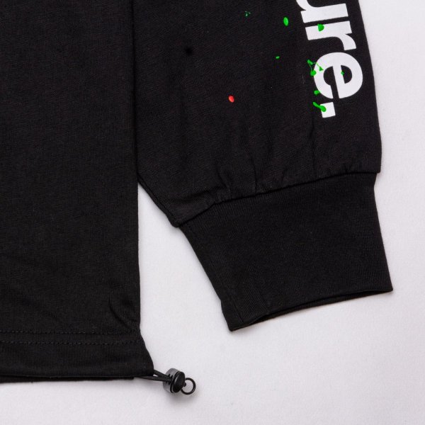 画像9: THE SWINGGGR MOCK NECK L/TEE - B, PAINTED, BLACK (9)