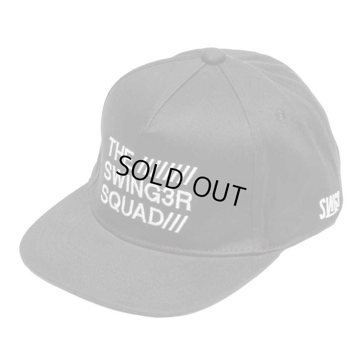 画像2: THE SWINGGGR　SLASH B.B CAP, BLACK (2)
