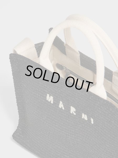 画像5: MARNI マルニ ブラック トートバッグスモール (5)