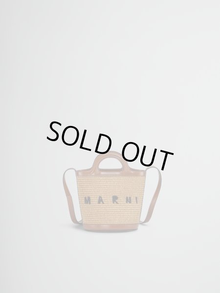 画像1: MARNI マルニ　ブラウン TROPICALIA BASKET BAG SMALL (1)
