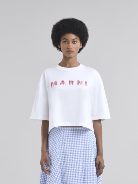 画像2: MARNI マルニ  ジャージーコットン製Tシャツ (2)
