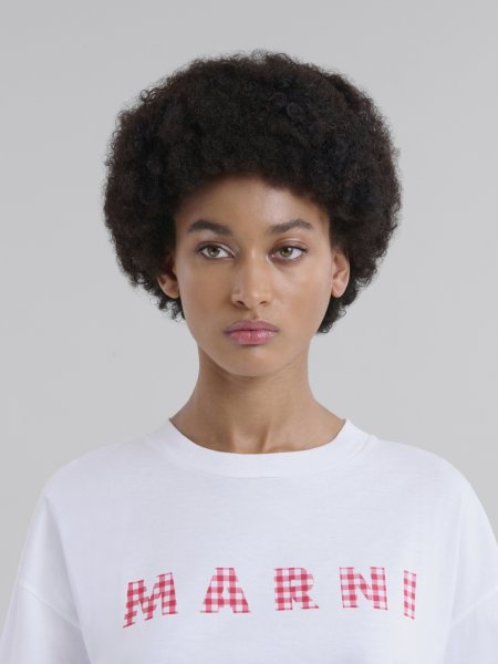 画像4: MARNI マルニ  ジャージーコットン製Tシャツ (4)