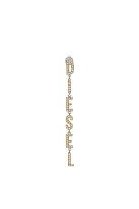 画像2: DIESEL Dx1546 Two-Tone Stainless Steel Drop Earring (2)
