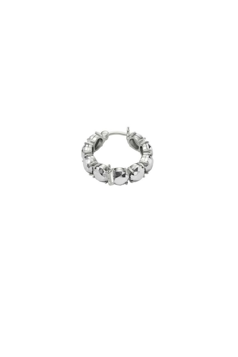 画像1: DIESEL DxDl1357  jewel Sterling Silver Hoop Earring (1)