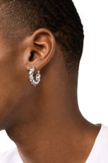 画像3: DIESEL DxDl1357  jewel Sterling Silver Hoop Earring (3)