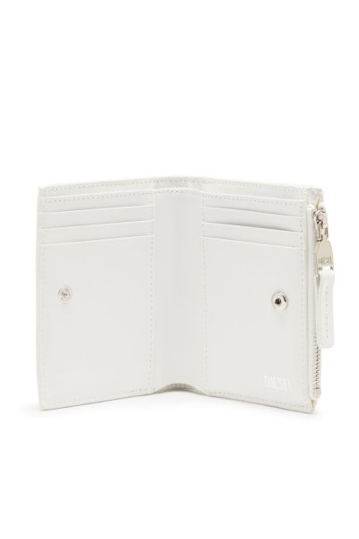 画像3: DIESEL Small leather wallet with logo plaque (3)