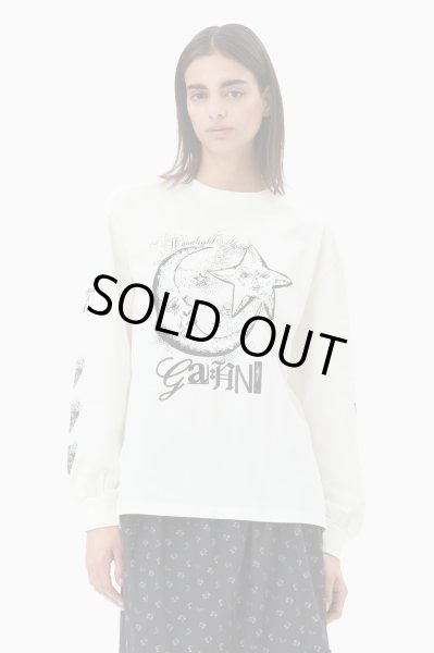 画像3: GANNI ガニー White Future Heavy Long Sleeve T-shirt (3)