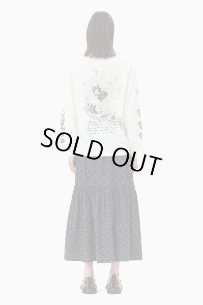 画像6: GANNI ガニー White Future Heavy Long Sleeve T-shirt (6)