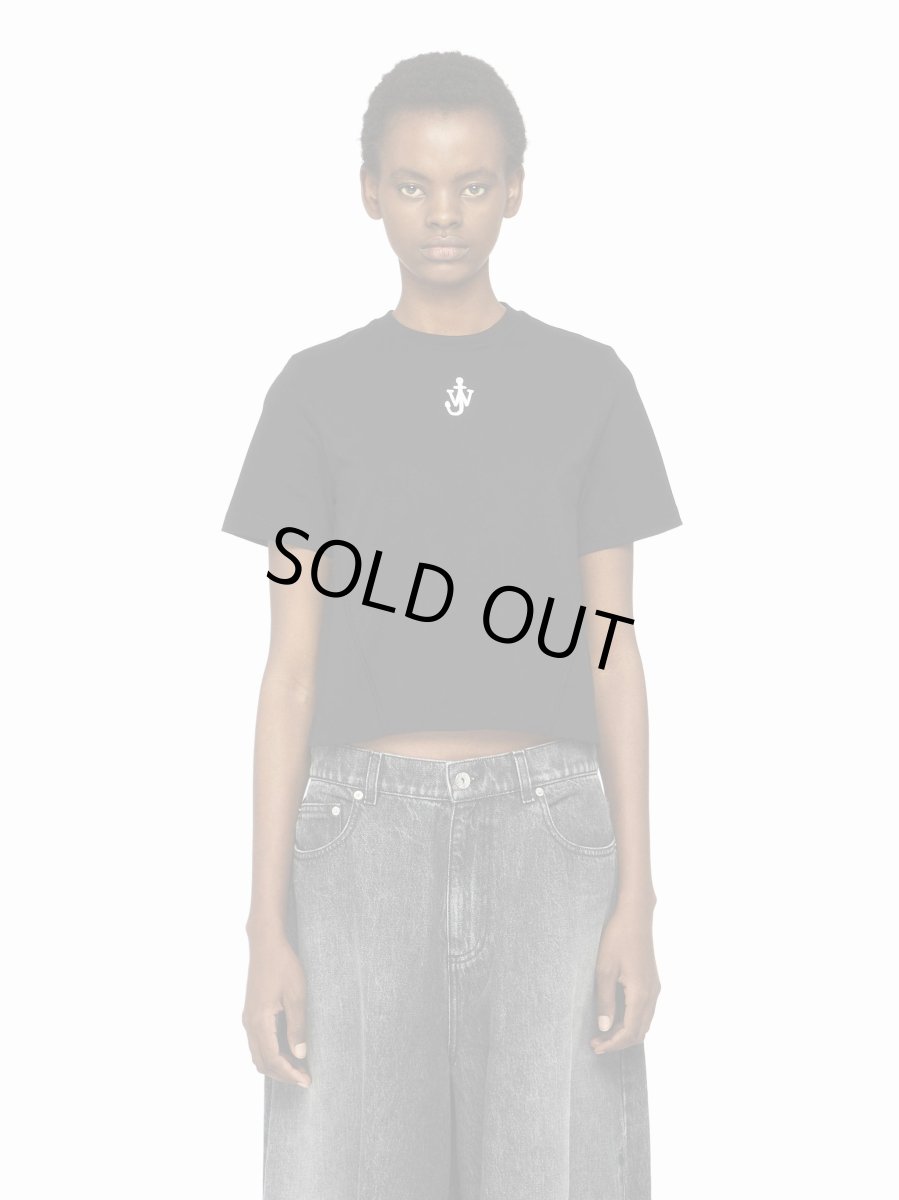 画像3: JW Anderson　アンカーロゴ クロップド パネル Tシャツ (3)