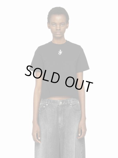 画像3: JW Anderson　アンカーロゴ クロップド パネル Tシャツ (3)