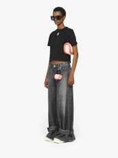 画像4: JW Anderson　アンカーロゴ クロップド パネル Tシャツ (4)