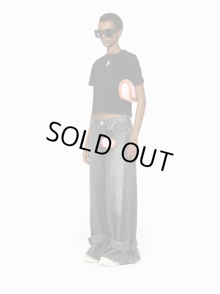 画像4: JW Anderson　アンカーロゴ クロップド パネル Tシャツ (4)