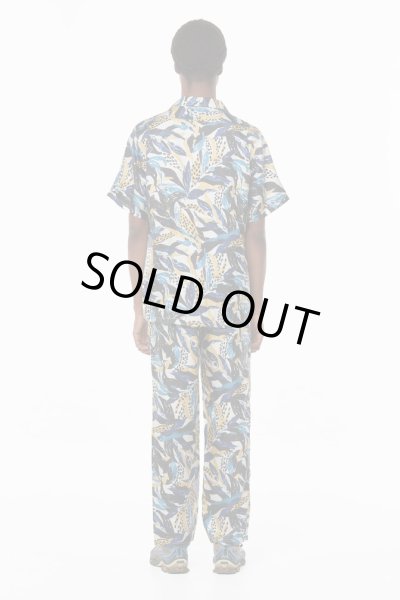 画像4: BANANATIME HAWAIIAN 2 SHIRT Seaweed Ecrublue (4)