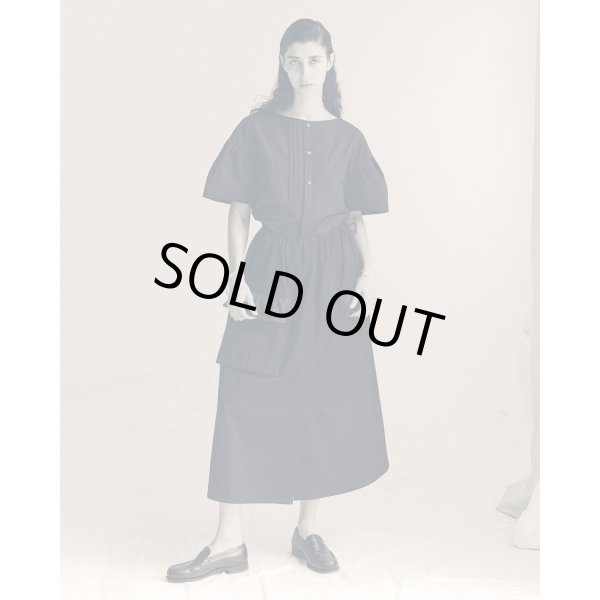 画像10: th products　TARO HORIUCHI (WOMEN'S)  Waist Gathered Skirt / black (10)
