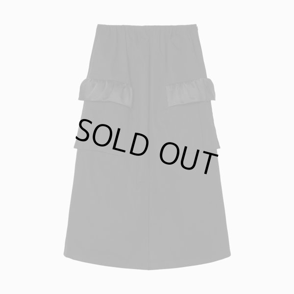 画像1: th products　TARO HORIUCHI (WOMEN'S)  Waist Gathered Skirt / black (1)