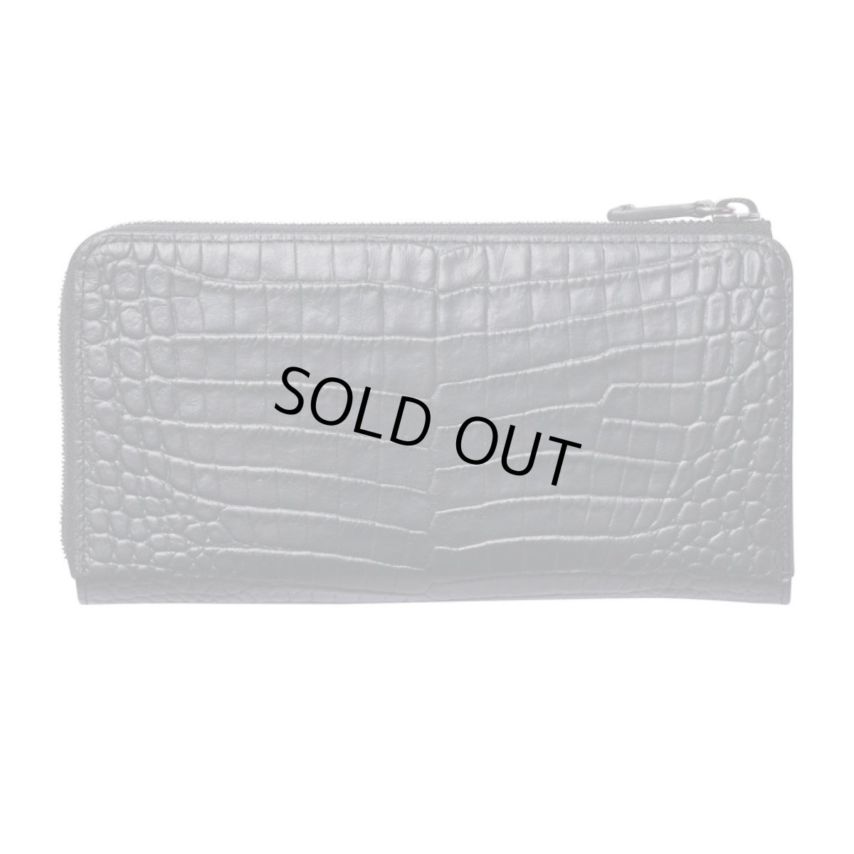 画像1: RAMIDUS　CROCO WALLET (L) (1)