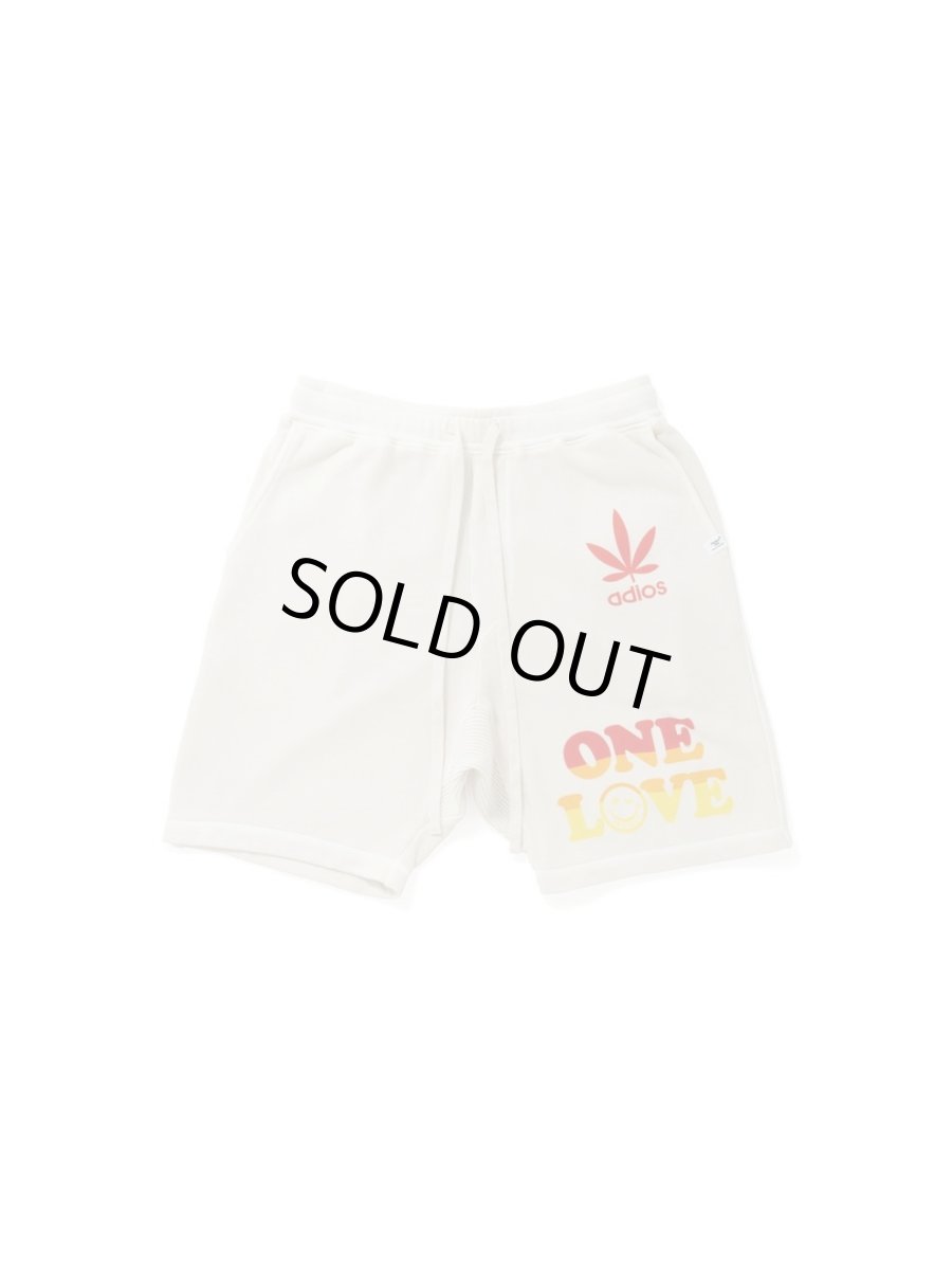 画像1: 【Perfect ribs®︎×A LOVE MOVEMENT】"ONE LOVE" Sweat Short Pants (1)