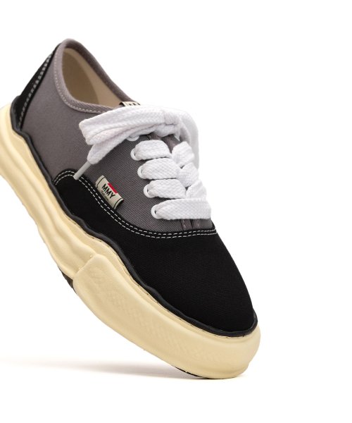 画像7: maison MIHARA YASUHIRO "BAKER" OG VL Sole Bicolor Canvas Low-top Sneaker(A13FW739) (7)