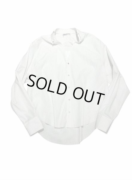 画像1: SONIA CARRASCO CUT NECK SHIRT POPELIN (1)