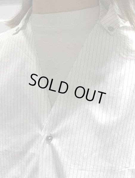 画像3: SONIA CARRASCO CUT NECK SHIRT POPELIN (3)