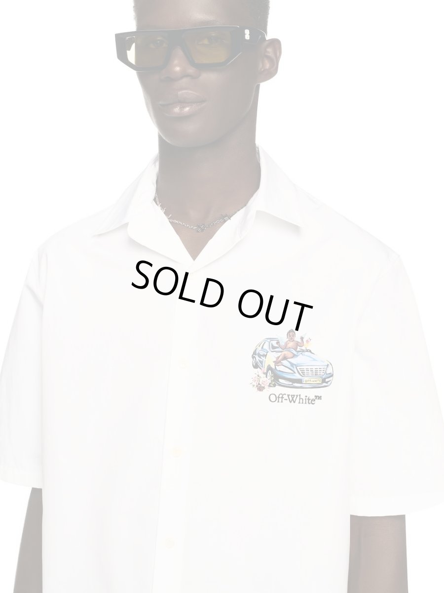 画像5: Off-White™ white fresco arrow bowling shirt (5)