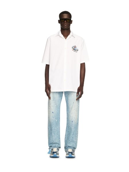 画像2: Off-White™ white fresco arrow bowling shirt (2)