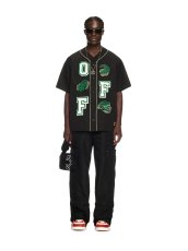 画像2: Off-White™ black crocodile baseball shirt (2)