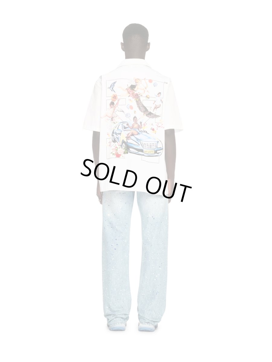 画像4: Off-White™ white fresco arrow bowling shirt (4)