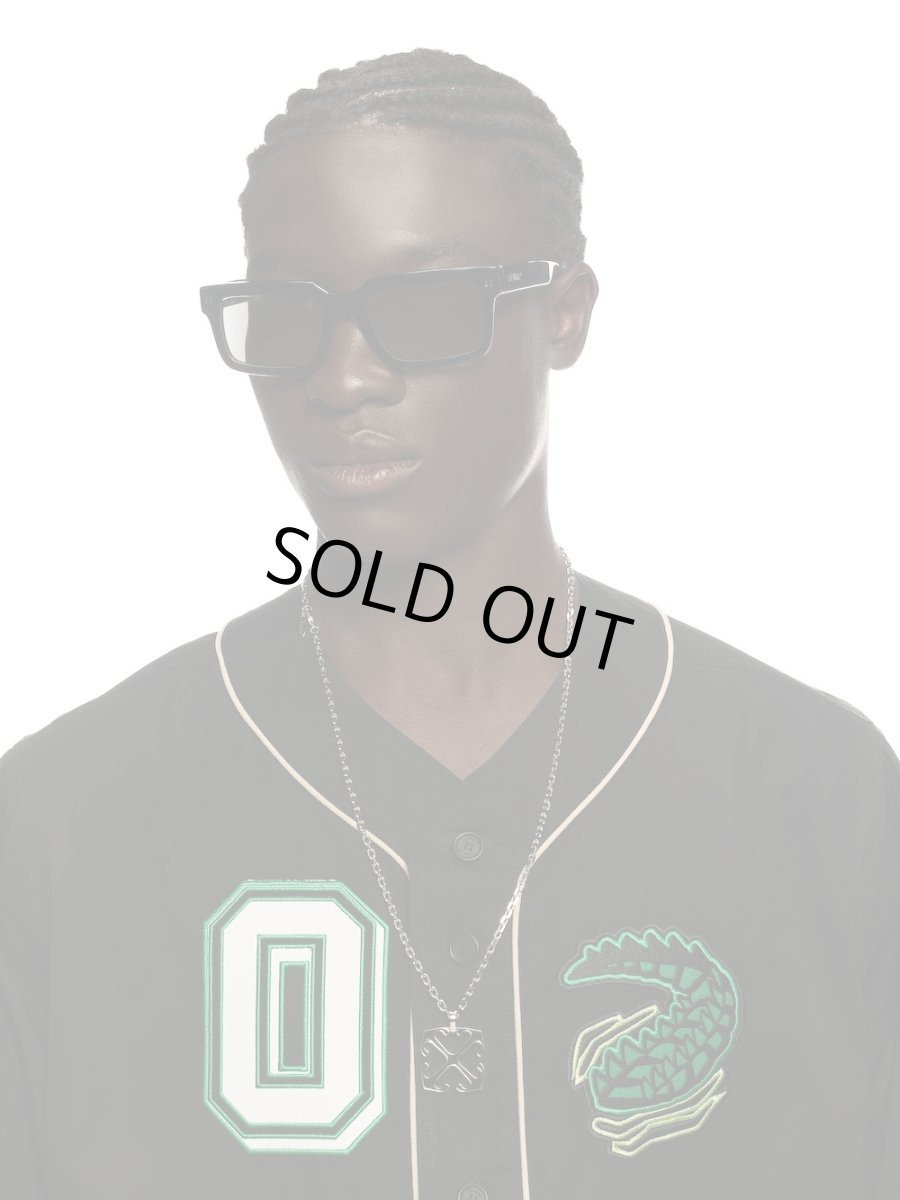 画像5: Off-White™ black crocodile baseball shirt (5)
